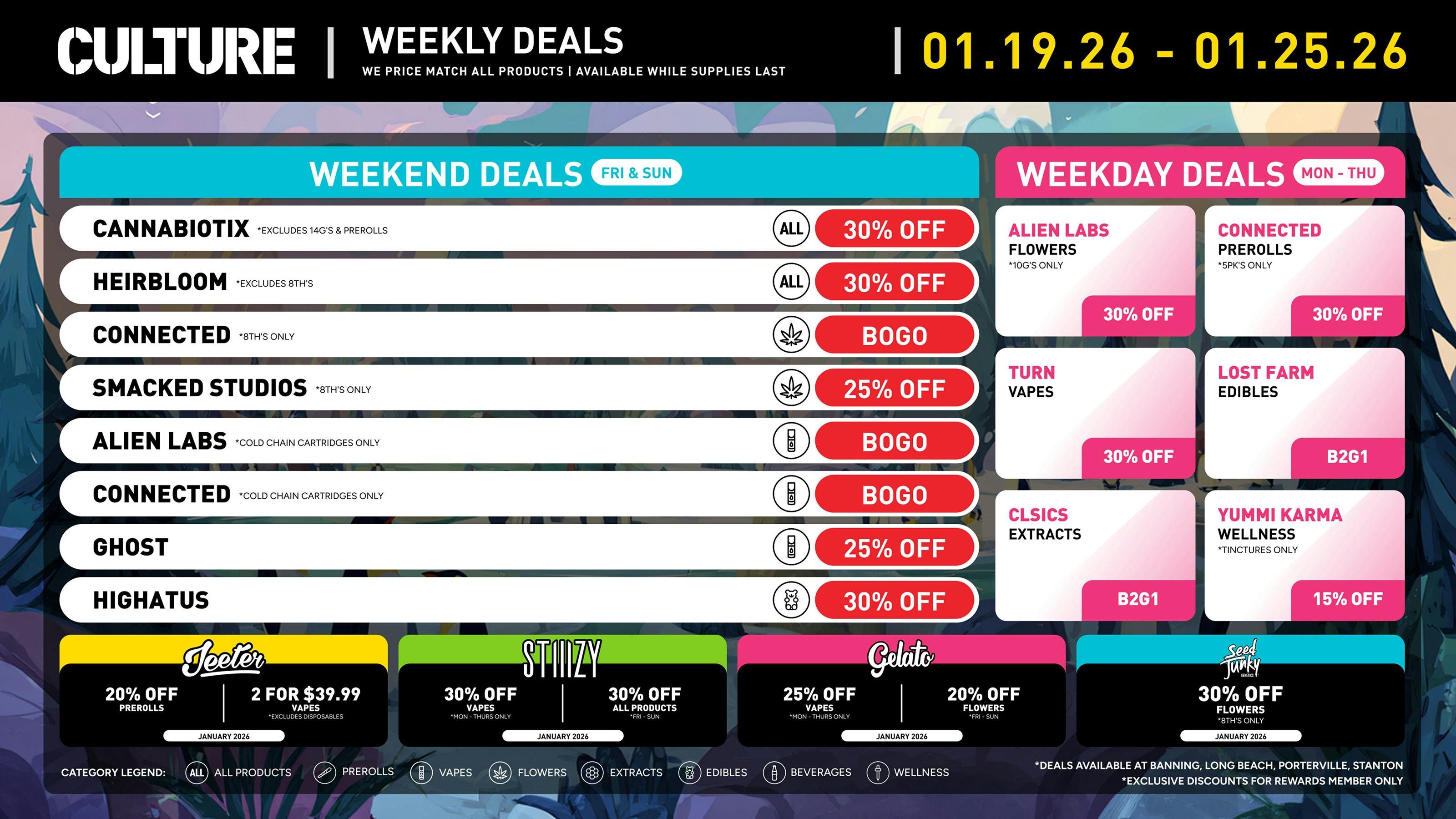 Culture Cannabis Delivery - Westminster / Sunset Beach / Seal Beach Pre-Anniversary Party, Up to 30% Off!