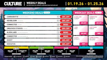 Culture Cannabis Club Marijuana and Weed Dispensary - Porterville Pre-Anniversary Party, Up to 30% Off!