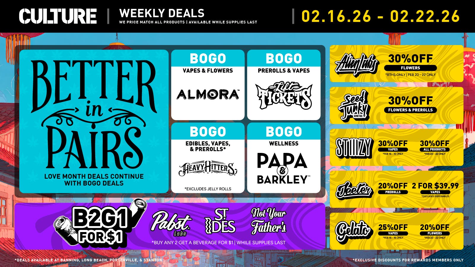 Culture Cannabis Club Marijuana and Weed Dispensary - Long Beach 🔥 Gallop into Savings: Fiery Horse BOGO Deals!