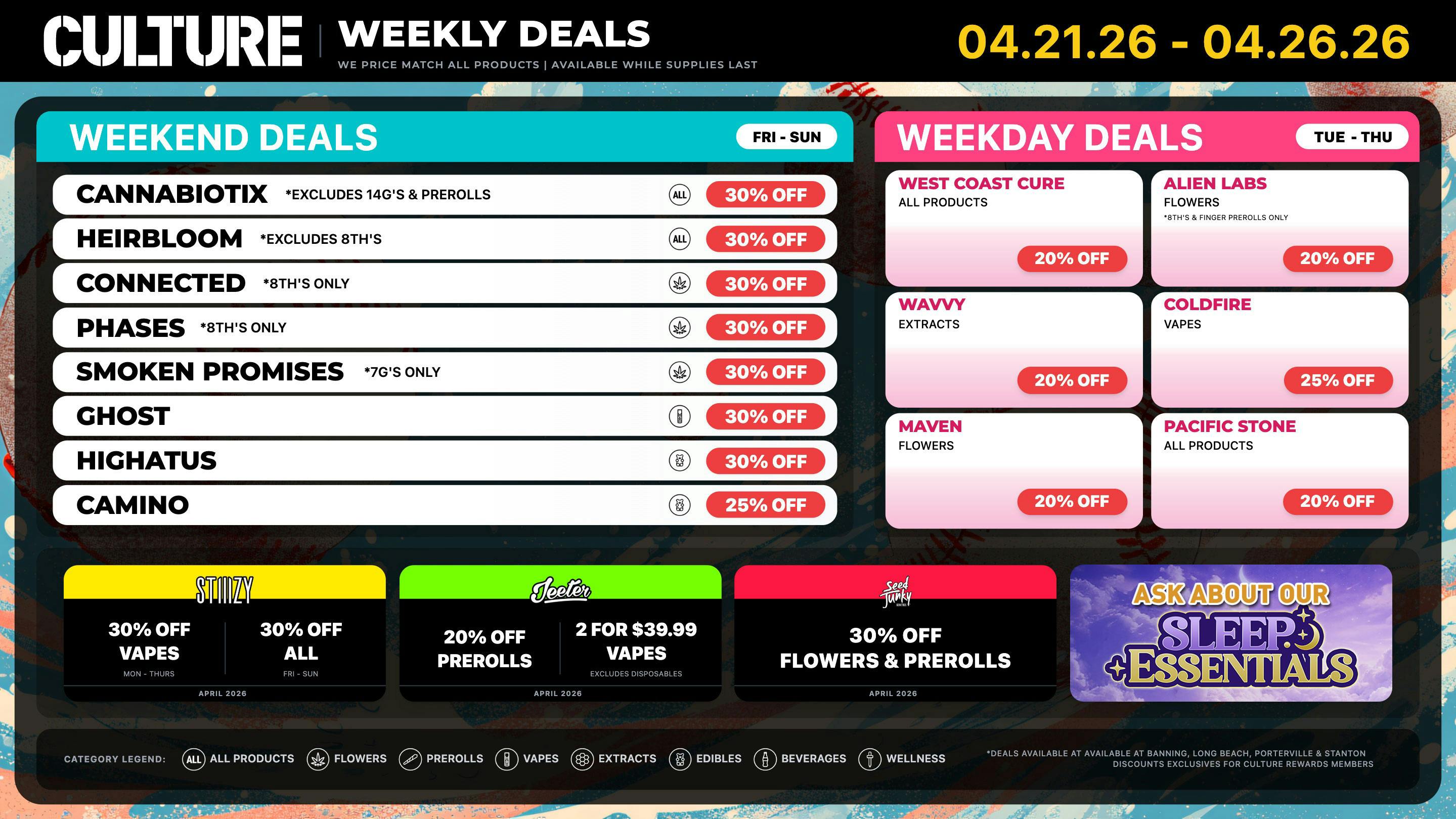 Culture Cannabis Delivery - Westminster / Sunset Beach / Seal Beach 4/20 Hangover? We’ve got the cure. 🌿