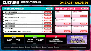 Culture Cannabis Club Marijuana and Weed Dispensary - Porterville Fresh May vibes start early: Up to 40% Off