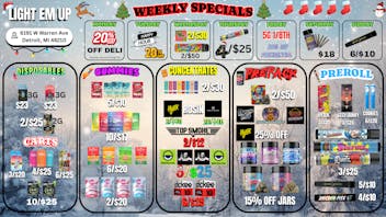 LIGHT EM UP CANNABIS First Time Customer 40% OFF