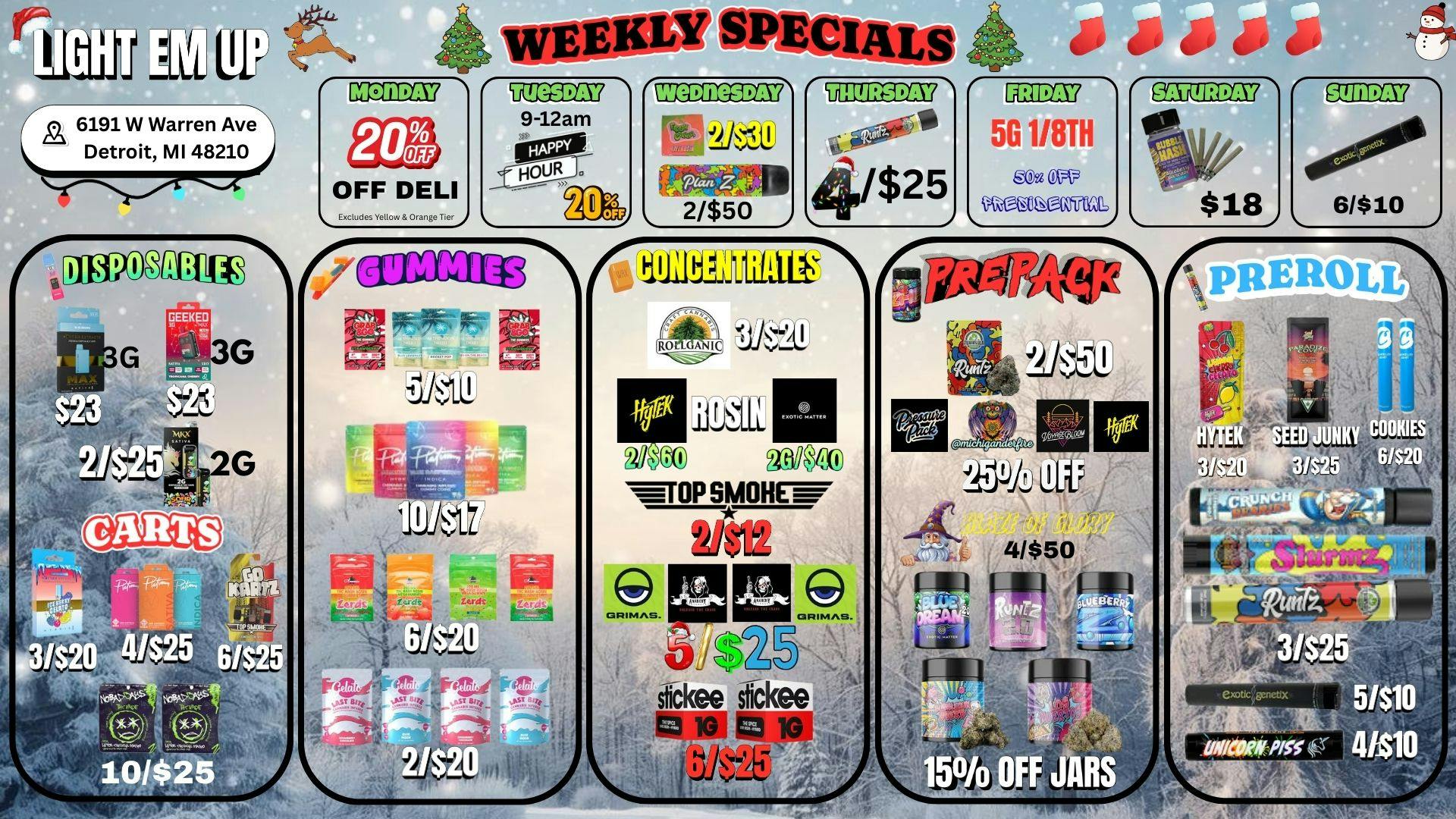 LIGHT EM UP CANNABIS First Time Customer 40% OFF