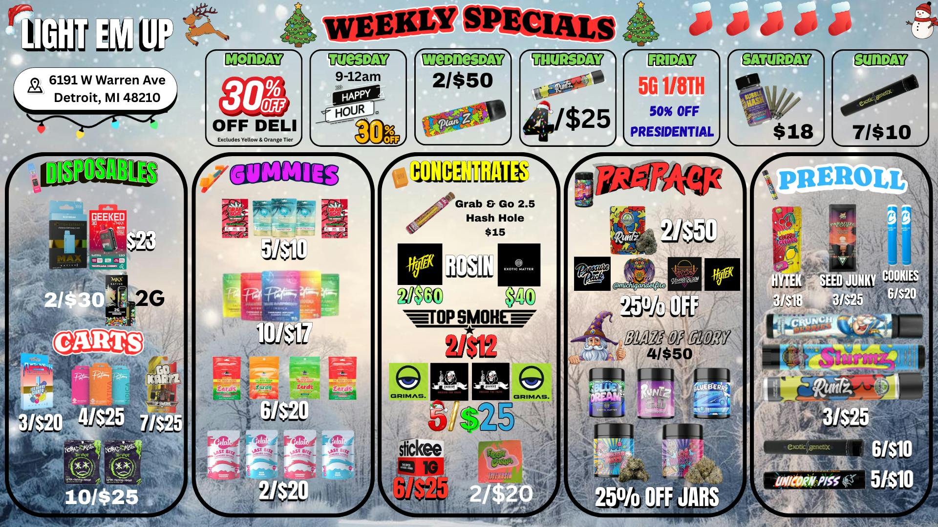 LIGHT EM UP CANNABIS First Time Customer 40% OFF