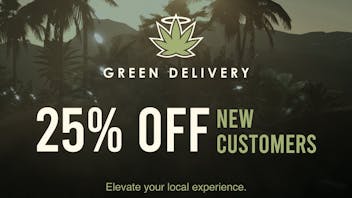 Green Delivery First Time Customers 25% OFF!!