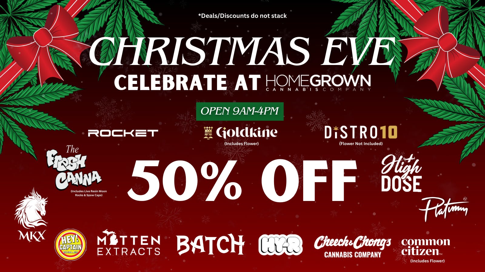 Homegrown : Lansing Christmas Eve Deals!!