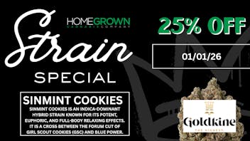 Homegrown : Lansing Strain Special - 25% Off!!