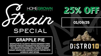 Homegrown : Lansing Strain Special - 25% Off!!