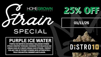 Homegrown : Lansing Strain Special - 25% Off!!