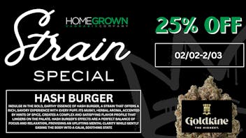 Homegrown : Lansing Strain Special - 25% Off!!