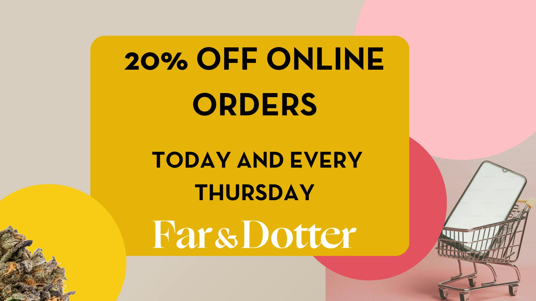 Far & Dotter - Olive Branch Order Online Thursday!