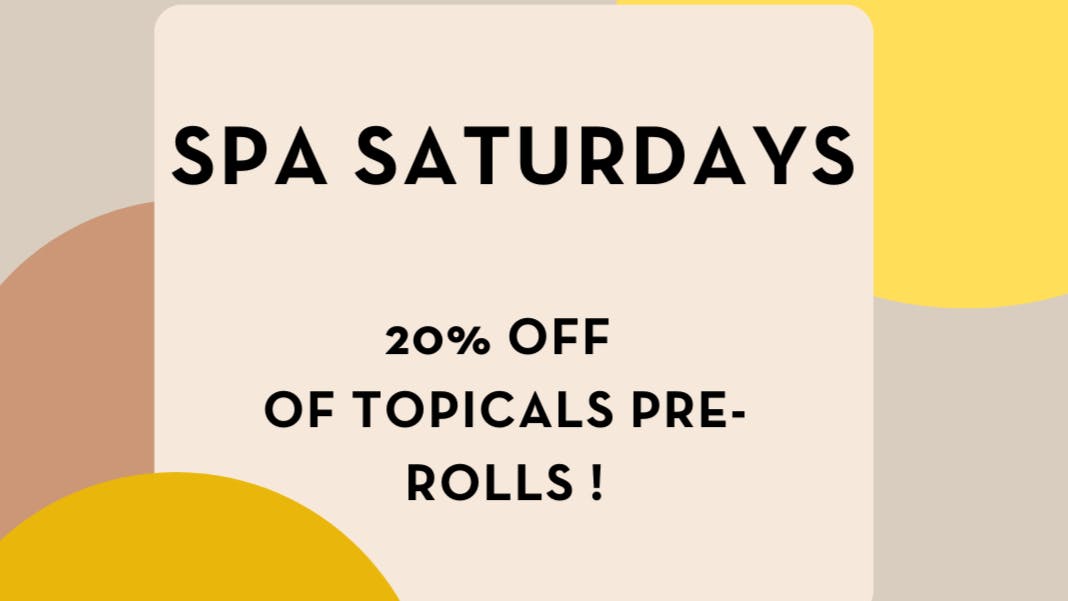 Far & Dotter - Olive Branch Spa Saturday 20% off all Topicals and Pre-Rolls!