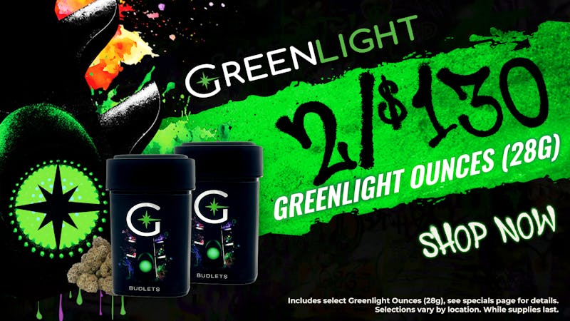 Greenlight - Paradise 2/$130 Select Greenlight Ounces (28g)