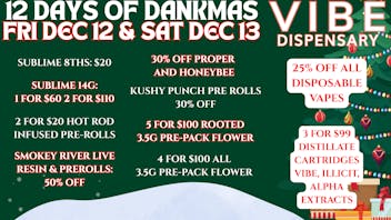Heya Wellness Park Hills 🎄 12 Days of DANKMAS is HERE! 🎁