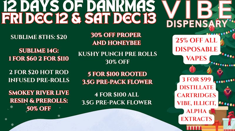 Heya Wellness Park Hills 🎄 12 Days of DANKMAS is HERE! 🎁