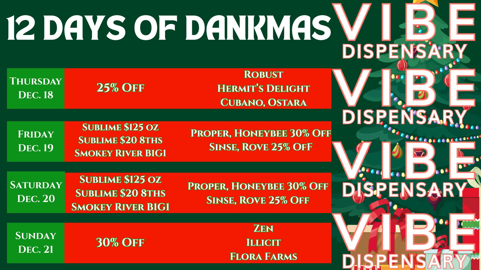 Heya Wellness St Charles 🎄 12 Days of DANKMAS is HERE! 🎁