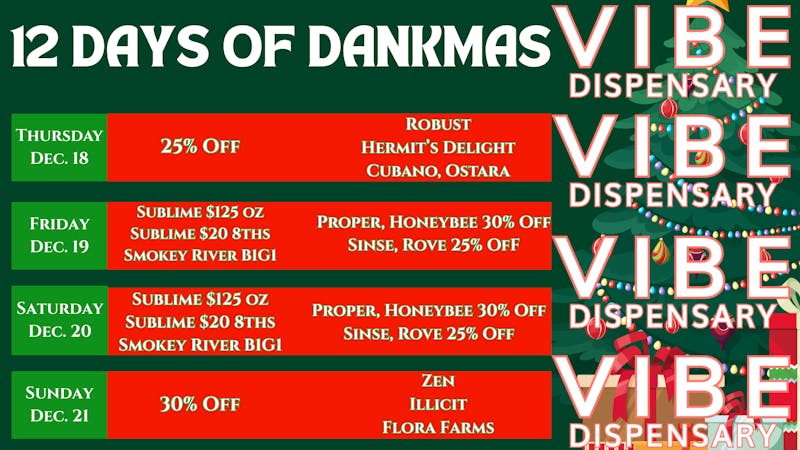 Heya Wellness St Charles 🎄 12 Days of DANKMAS is HERE! 🎁