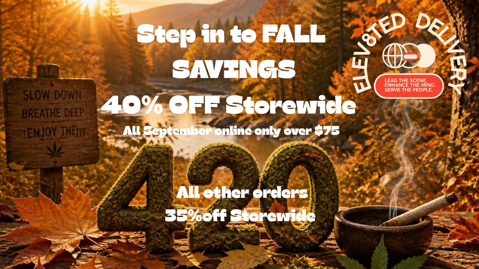 Elev8ted Delivery 40%OFF Storewide all orders over $75