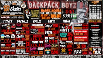 Backpack Boyz Monroe 40% OFF CLOUT KING - B1G1 STIIIZY - 30% OFF HYMAN