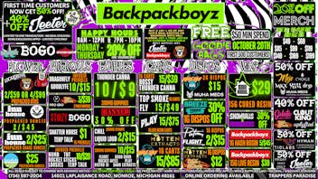 Backpack Boyz Monroe 50% OFF MKX, MOJO, CHOICE, MUHA MEDS & MORE!