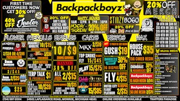 Backpack Boyz Monroe BOGO STIIIZY: 20% OFF STORE 9AM-12PM & 7PM-10PM!