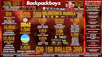 Backpack Boyz Monroe OUT OF STATE WELCOME! NO 24% TAX!