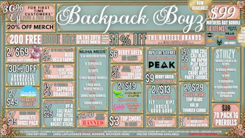 Backpack Boyz Monroe MOTHERS DAY BUNDLE $99! OUT OF STATE WELCOME!