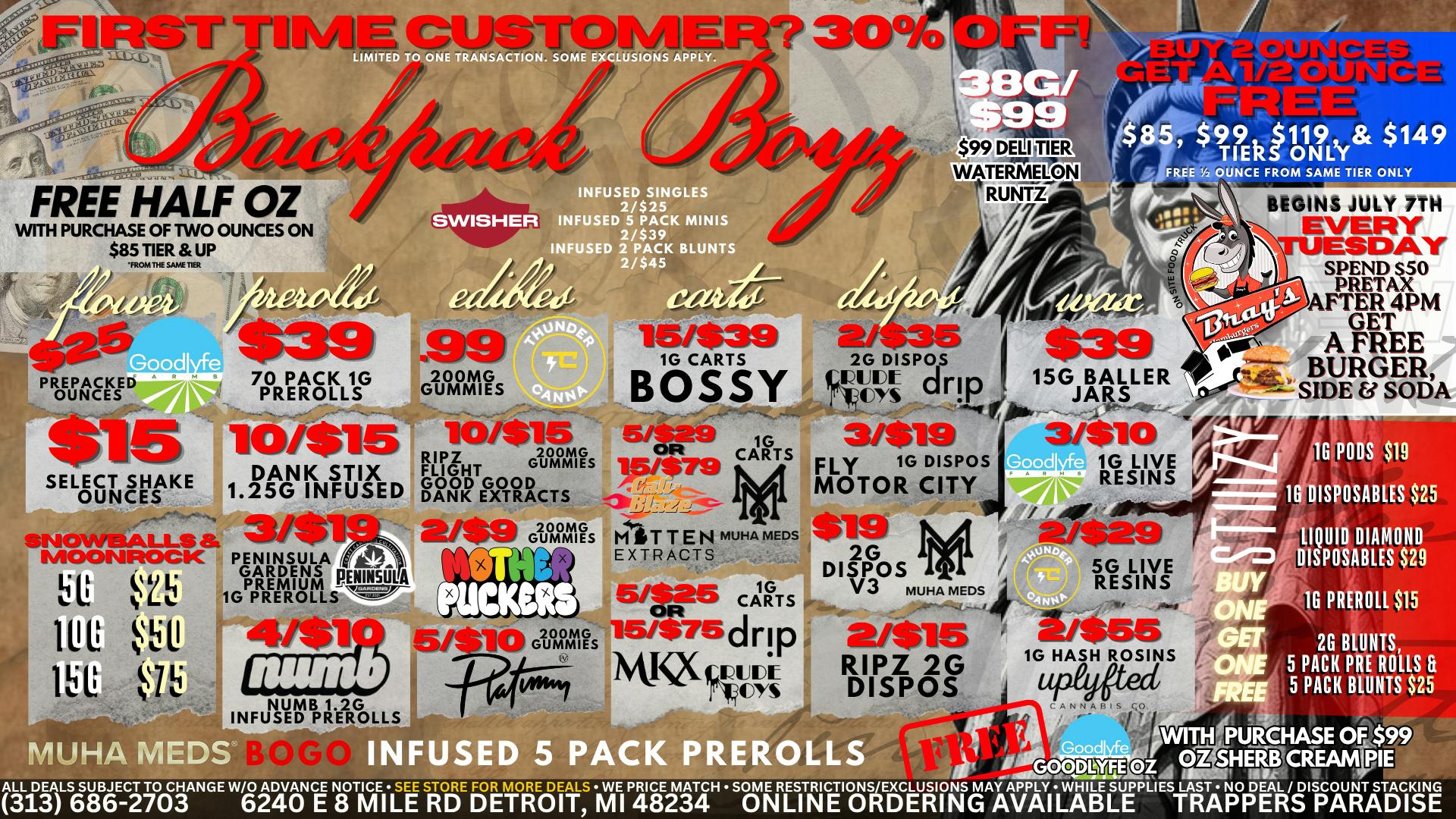 Backpack Boyz - Detroit FIRST TIME CUSTOMERS GET 30% OFF!