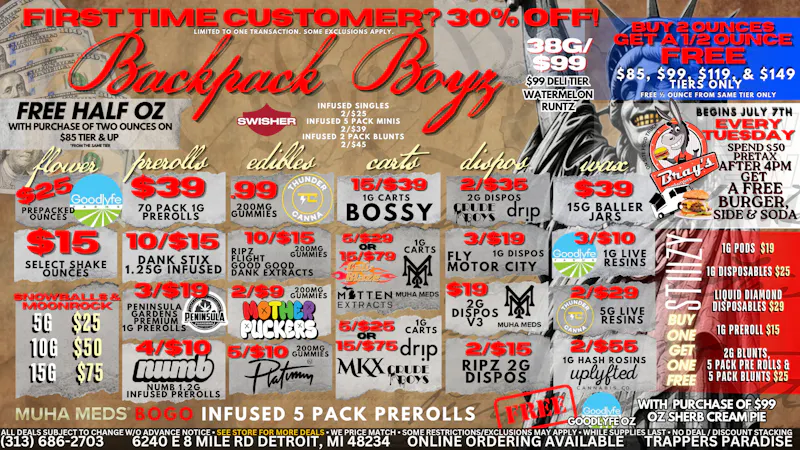 Backpack Boyz - Detroit FIRST TIME CUSTOMERS GET 30% OFF!