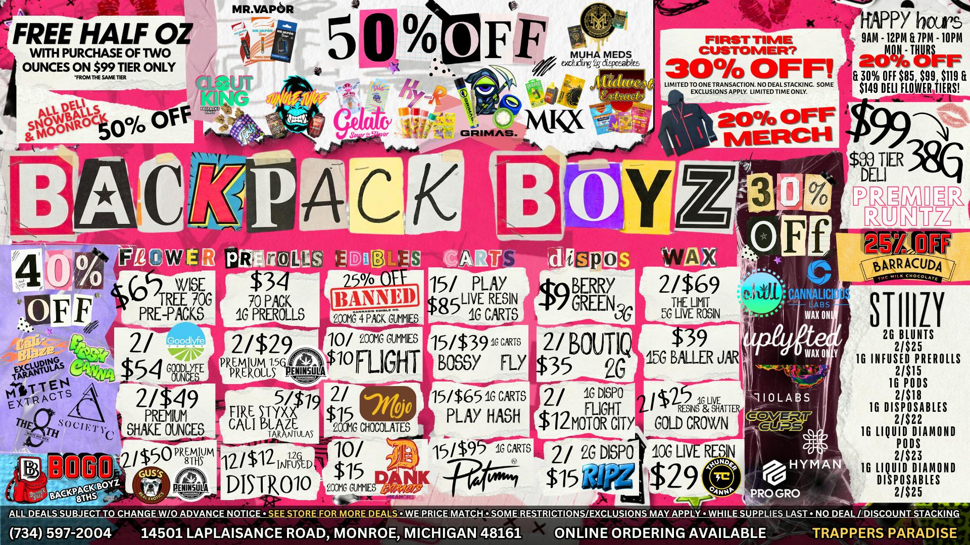 Backpack Boyz Monroe HAPPY OIL WKND! UP TO 50% OFF THE HOTTEST BRANDS!