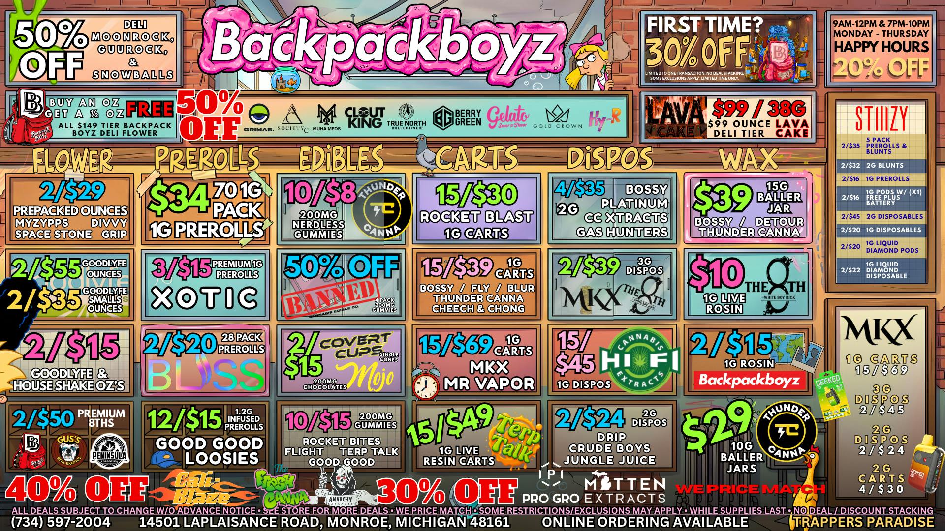 Backpack Boyz Monroe 🫧 UP TO 50% OFF THE HOTTEST BRANDS + DELI DEALS!