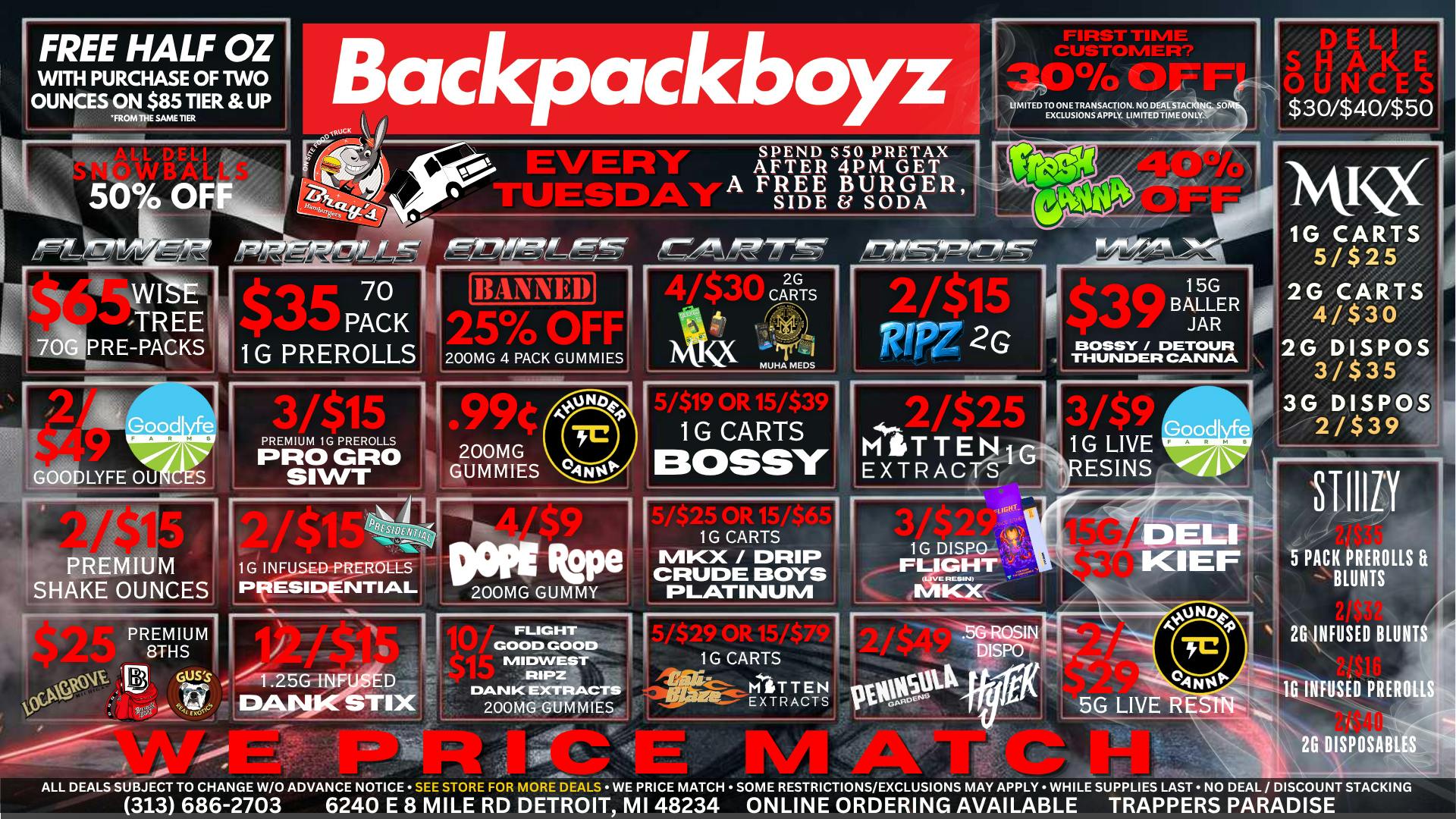 Backpack Boyz - Detroit FIRST TIME CUSTOMERS GET 30% OFF!