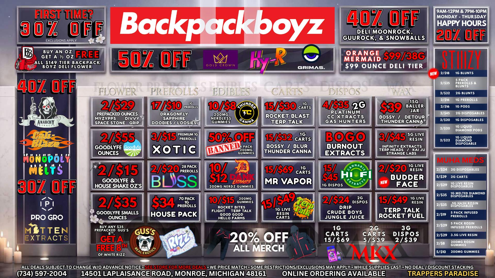 Backpack Boyz Monroe UP TO 50% OFF YOUR FAVORITE BRANDS!