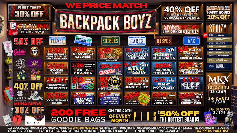 Backpack Boyz Monroe UP TO 50% OFF YOUR FAVORITE BRANDS!