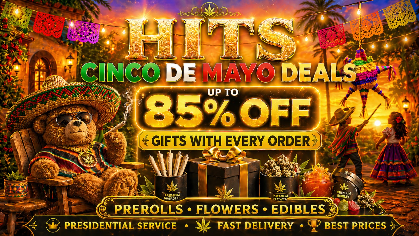 HITS 🚨 4/20 GIFT – UP TO 85% Off + Free Gift 🚨