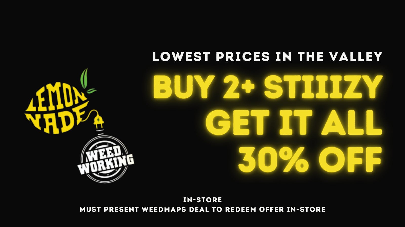 Lemonnade Van Nuys Buy More STIIIZY, Get 30% OFF 🤑