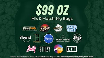 The Dispensary - Reno 🔥 Mix, Match, & Maximize: $99 OZ!