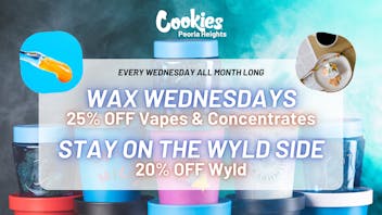 Cookies Peoria Heights 🍁 October Harvest: Wax & Wyld Wednesdays!