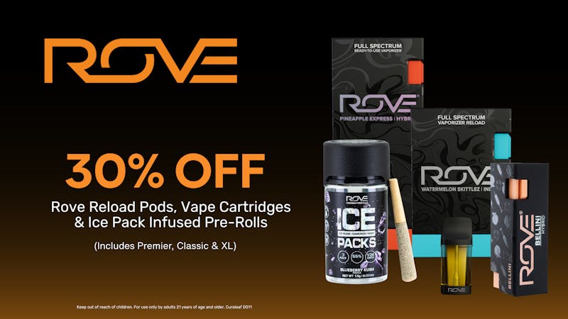 Curaleaf - Western Ave 30% OFF Rove 💨
