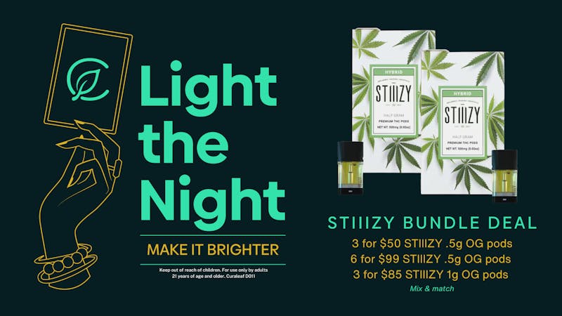 Curaleaf - North Las Vegas (Formerly Reef) 🤑 STIIIZY OG pods bundle deal 🤑