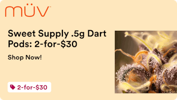 MÜV Dispensary North Miami - Biscayne Sweet Supply .5g Dart Pods: 2-for-$30