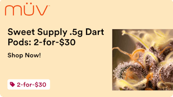 MÜV Dispensary Naranja Sweet Supply .5g Dart Pods: 2-for-$30