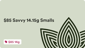 $85 Savvy 14.15g Smalls
