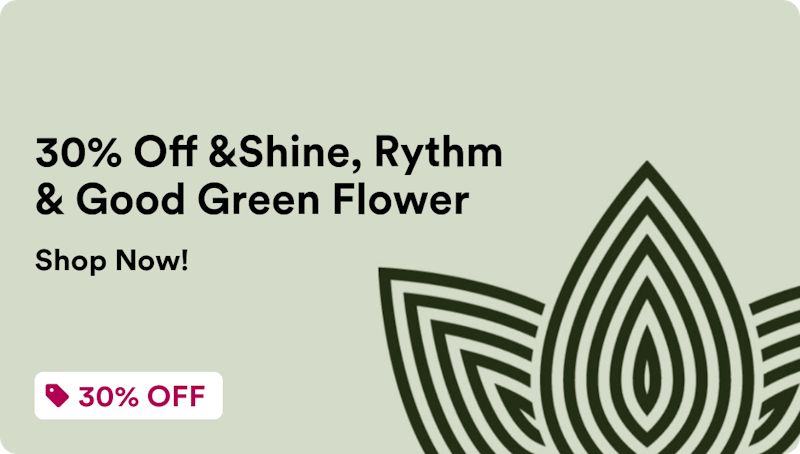 Zen Leaf Sellersville 30% Off &Shine, Rythm & Good Green Flower