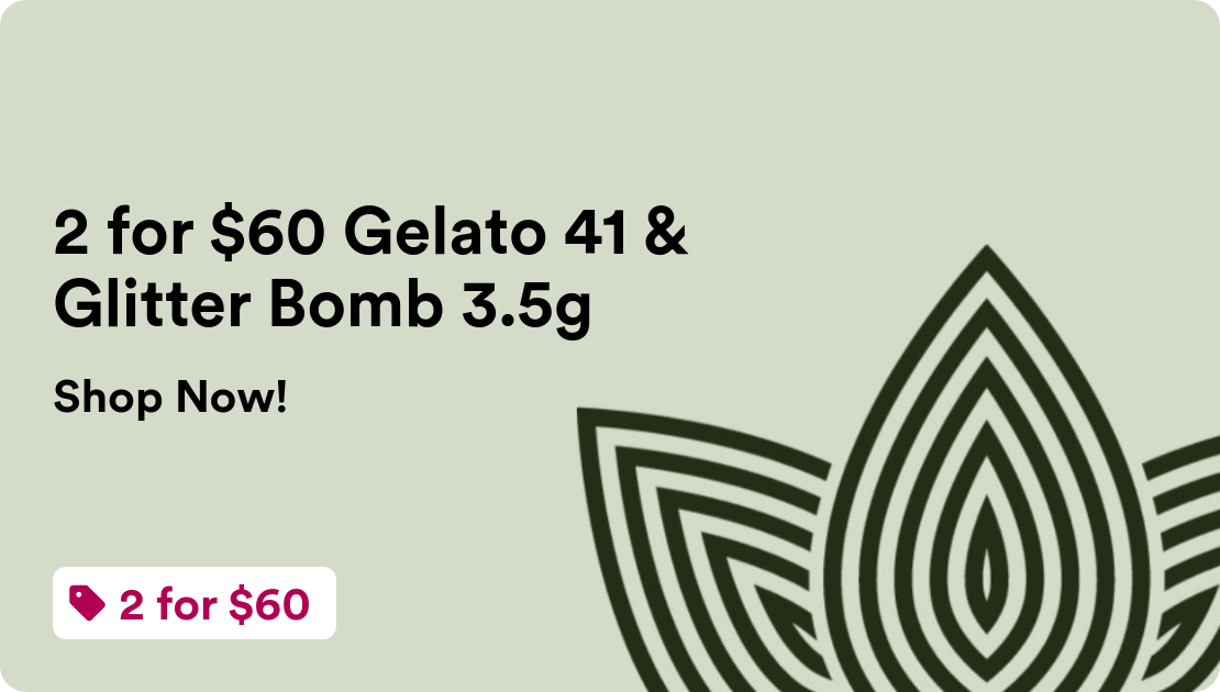 Zen Leaf Westover 2 for $60 Gelato 41 & Glitter Bomb 3.5g
