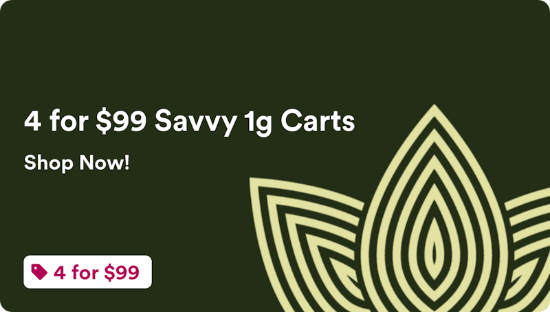 Zen Leaf Monroeville 4 for $99 Savvy 1g Carts