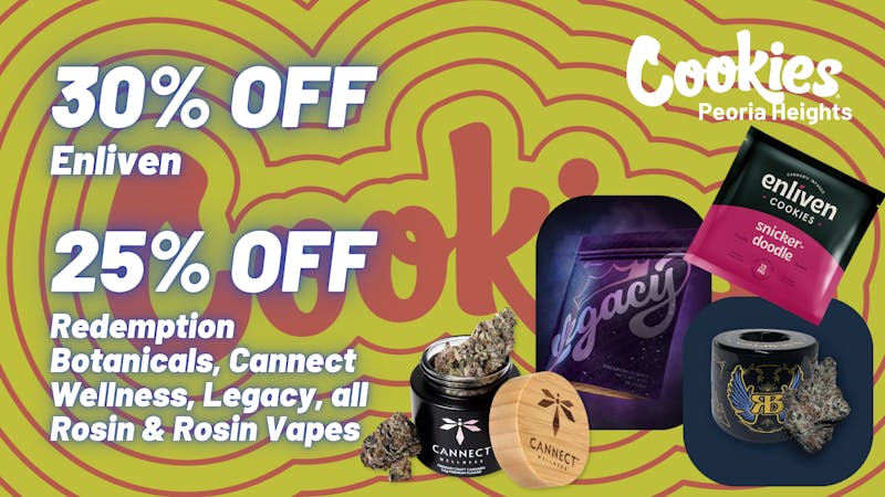 Cookies Peoria Heights 🍁 Fall Elevation: Up to 30% Off @ Cookies