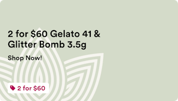 Zen Leaf Clarksburg 2 for $60 Gelato 41 & Glitter Bomb 3.5g