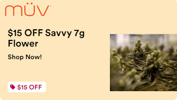 MÜV Dispensary Gainesville $15 OFF Savvy 7g Flower