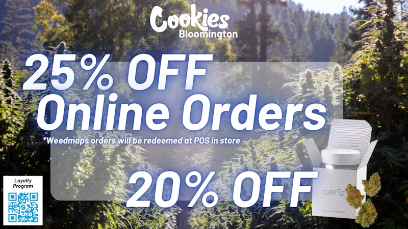 Cookies Bloomington 💻 CYBER MONDAY: 25% OFF ALL Online Orders